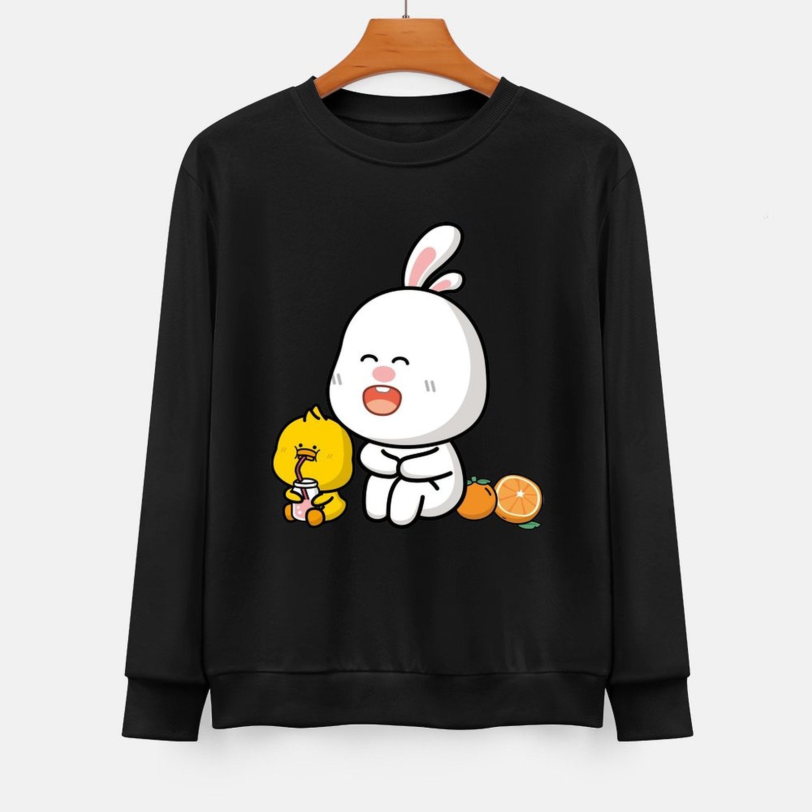 Front Patterned Long Sleeve TopPure 100% Cotton